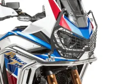 Scheinwerferschutz schwarz mit Schnellverschluss für Honda CRF1100L Adventure Sports (-2023) "OFFROAD USE ONLY"
