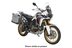 ZEGA Pro Koffersystem für Honda CRF1000L Africa Twin (2015-2017)   Volumen 31/38, Farbe Kofferträger Silber, Farbe And-Black