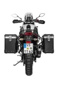 ZEGA Pro Koffersystem für Yamaha Tenere 700 / World Raid    Volumen 31/38, Farbe Kofferträger Silber, Farbe Alu Natur