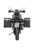 ZEGA Pro Koffersystem für Yamaha Tenere 700 / World Raid            Volumen 38/45, Farbe Kofferträger Silber, Farbe And-Black