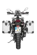 ZEGA Evo X Sondersystem für Yamaha Tenere 700 / World Raid    Volumen 38/38, Farbe Kofferträger Silber, Farbe And-Black
