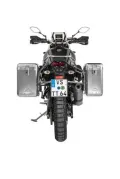 ZEGA Mundo Koffersystem für Yamaha Tenere 700 / World Raid    Volumen 38/45, Farbe Kofferträger Silber, Farbe Alu Natur