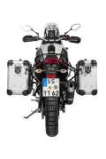 ZEGA Evo Koffersystem für Yamaha Tenere 700 / World Raid    Volumen 31/38, Farbe Kofferträger Silber, Farbe And-Black