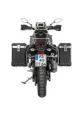 ZEGA Pro Koffersystem für Yamaha Tenere 700 / World Raid      Volumen 31/38, Farbe Kofferträger Silber, Farbe And-Black